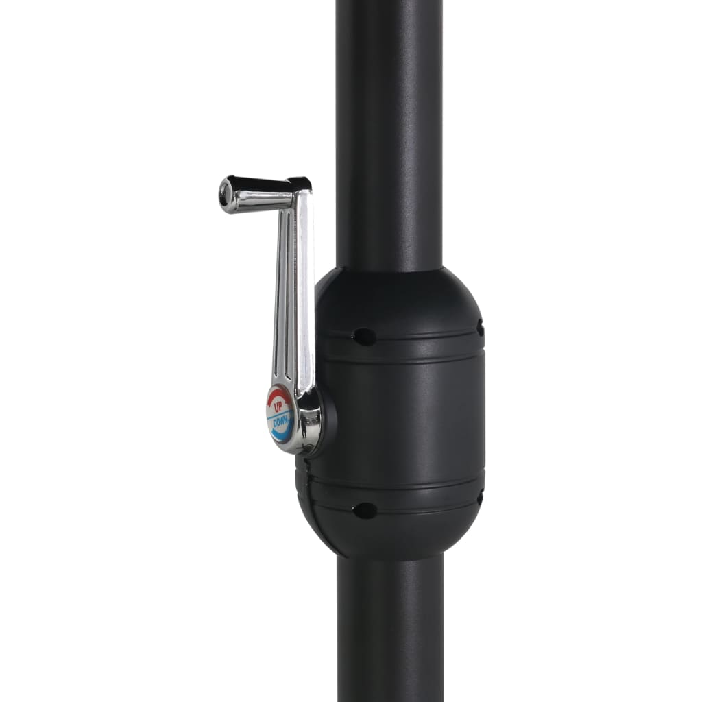 Parasol Met Aluminium Paal 460X270 Cm Blauw