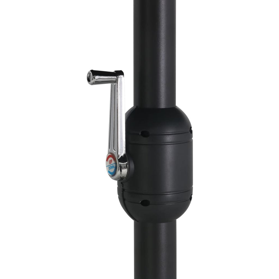 Parasol Met Aluminium Paal 460X270 Cm Blauw