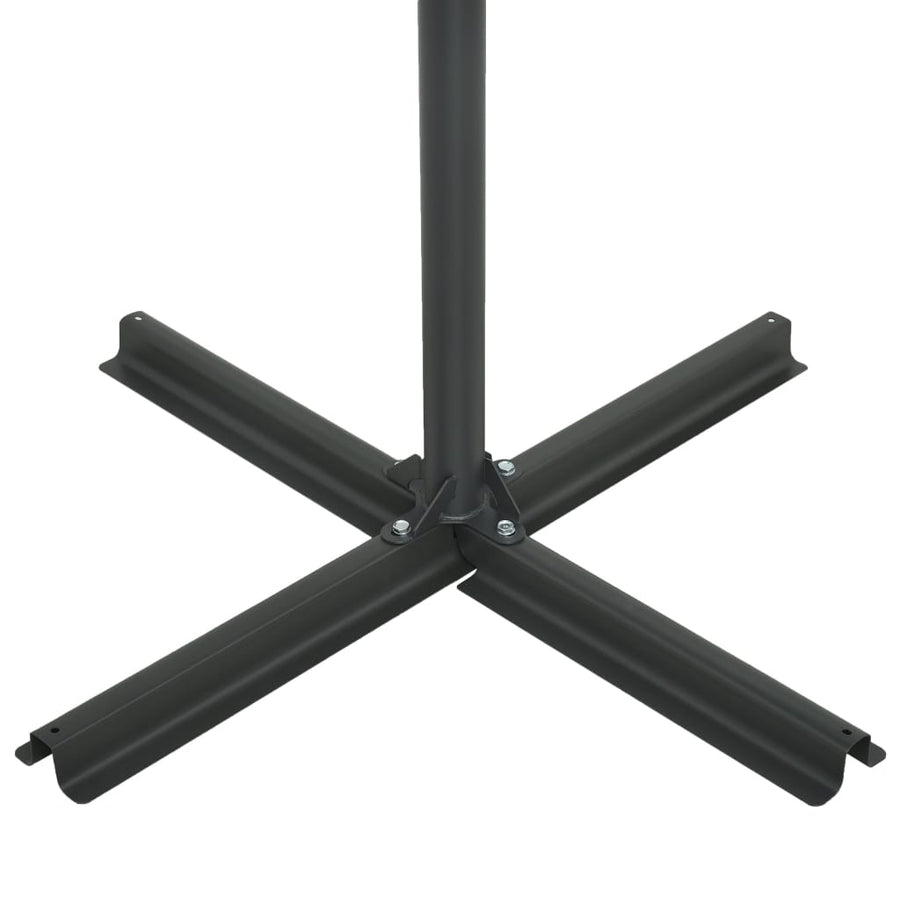 Parasol Met Aluminium Paal 460X270 Cm Blauw