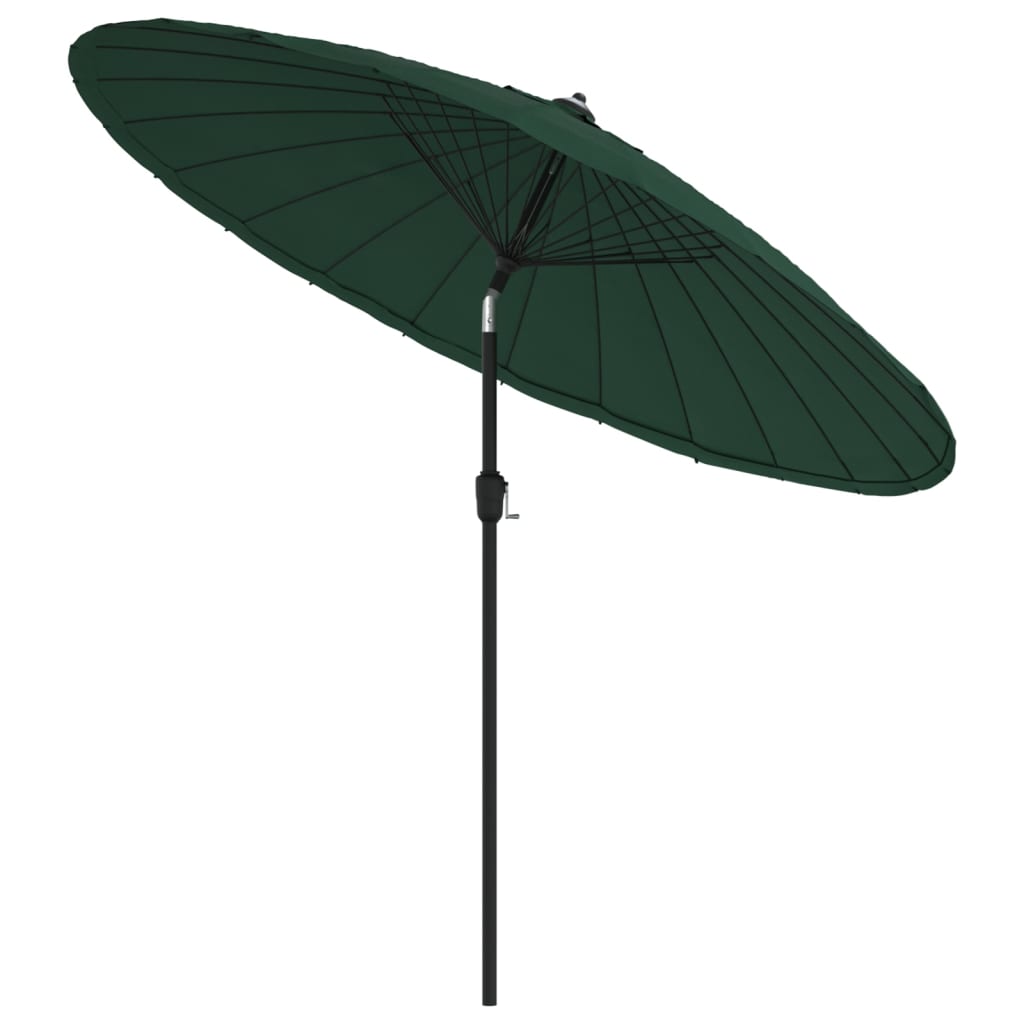 Parasol Met Aluminium Paal 270 Cm Groen