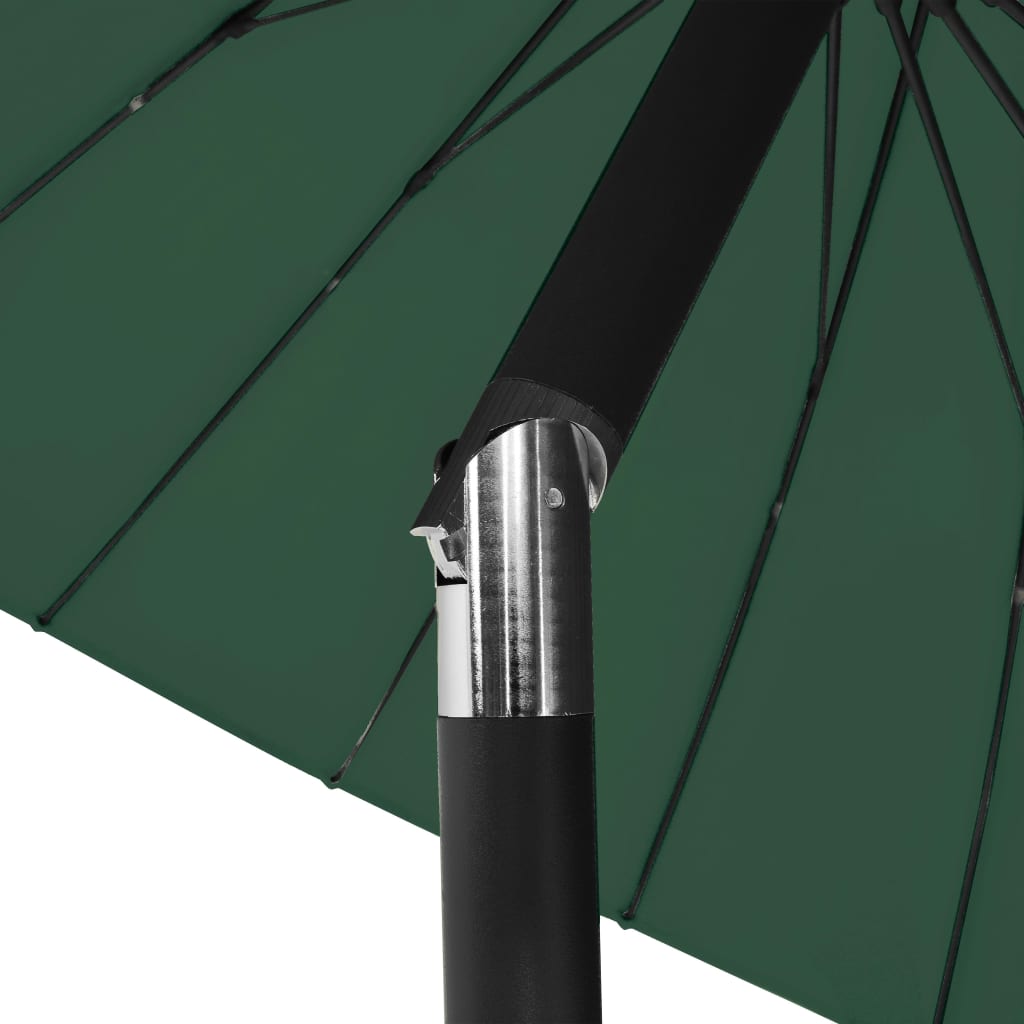 Parasol Met Aluminium Paal 270 Cm Groen