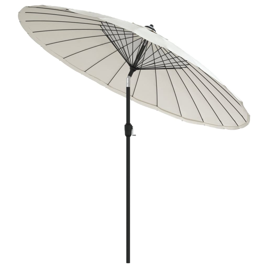 Parasol Met Aluminium Paal 270 Cm Zandwit