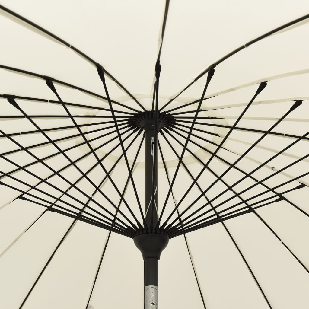 Parasol Met Aluminium Paal 270 Cm Zandwit