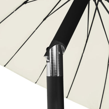 Parasol Met Aluminium Paal 270 Cm Zandwit