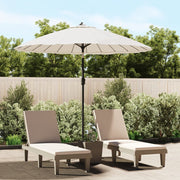 Parasol 270 cm zandwit aluminium paal