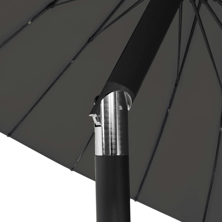 Parasol Met Aluminium Paal 270 Cm Antraciet