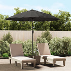 Parasol Met Aluminium Paal 270 Cm Antraciet