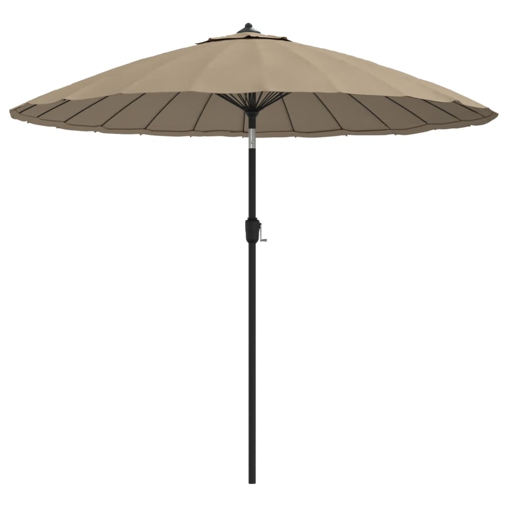 Parasol Met Aluminium Paal 270 Cm Taupe