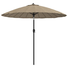 Parasol Met Aluminium Paal 270 Cm Taupe