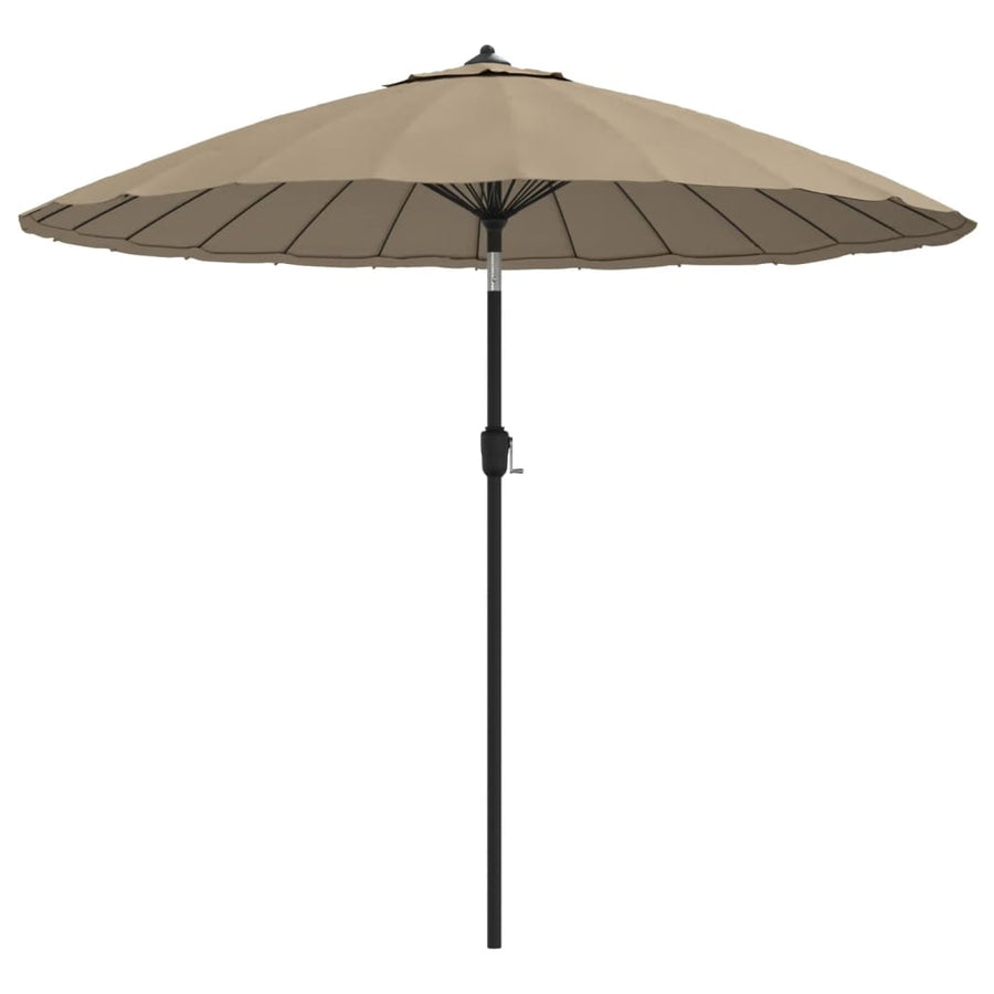 Parasol Met Aluminium Paal 270 Cm Taupe