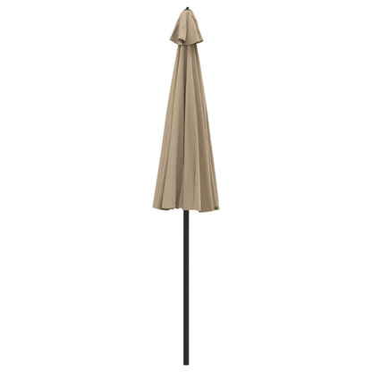 Parasol Met Aluminium Paal 270 Cm Taupe