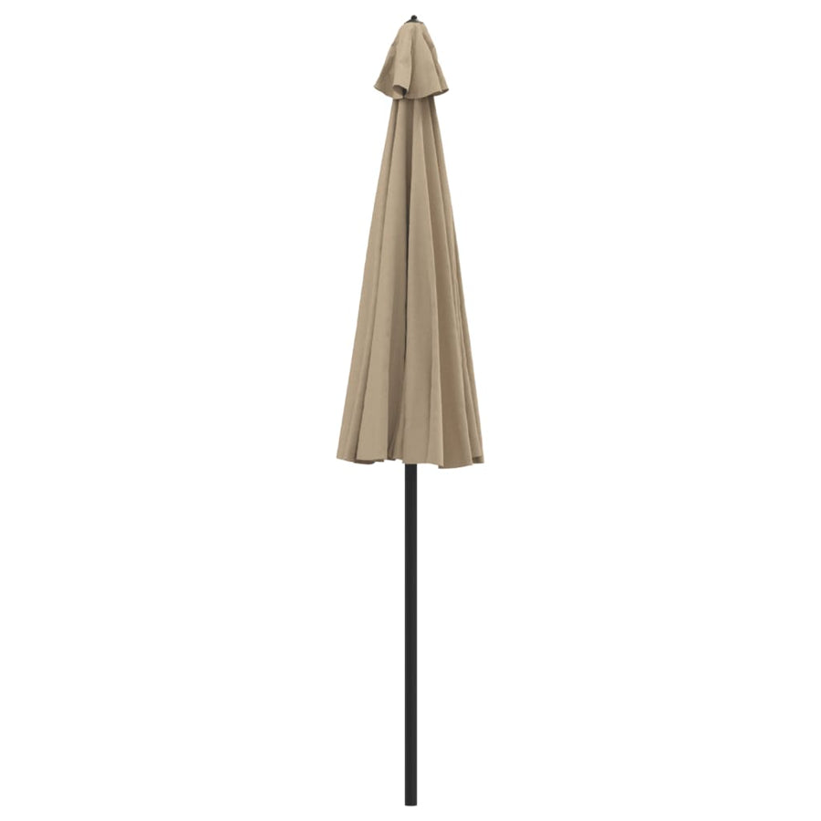 Parasol Met Aluminium Paal 270 Cm Taupe