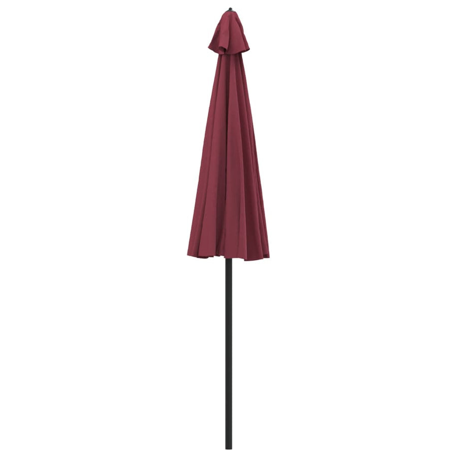 Parasol Met Aluminium Paal 270 Cm Bordeauxrood
