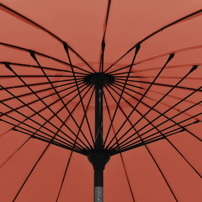 Parasol Met Aluminium Paal 270 Cm Terracottakleurig
