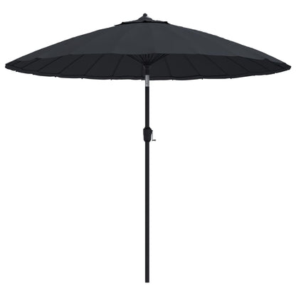 Parasol Met Aluminium Paal 270 Cm Zwart