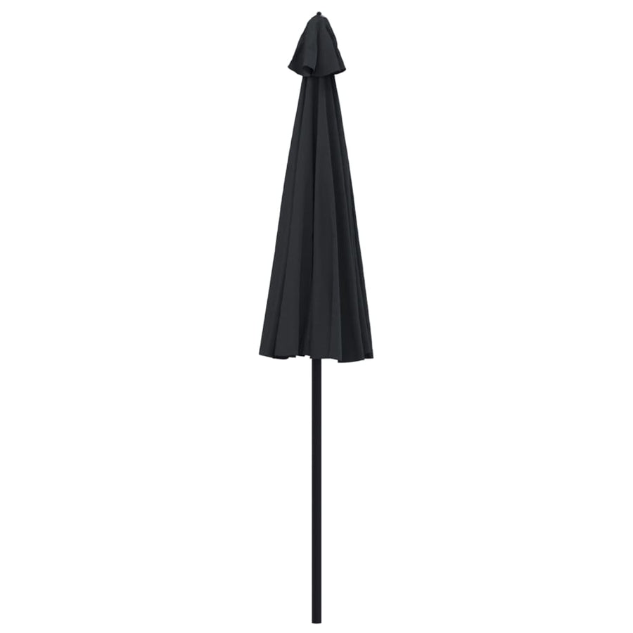Parasol Met Aluminium Paal 270 Cm Zwart