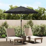 Parasol 270 cm aluminium zwart