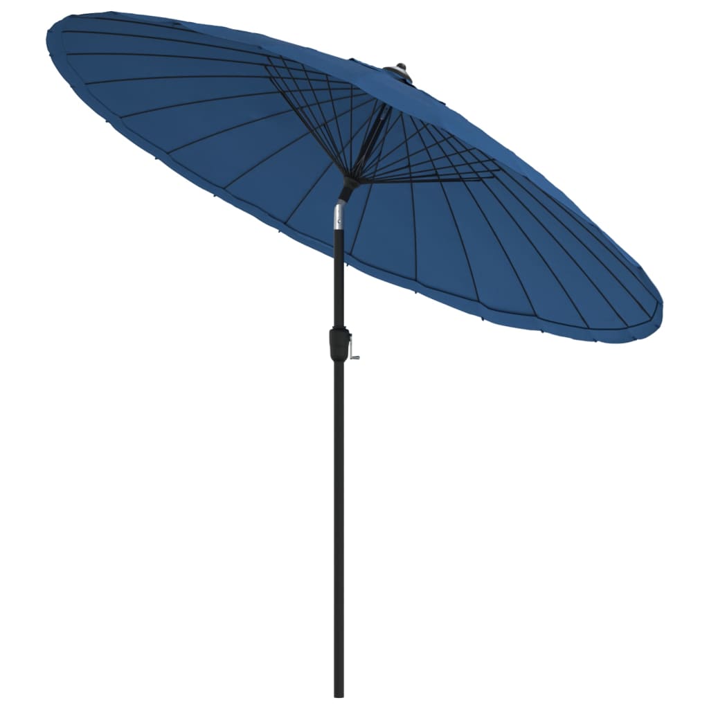 Parasol Met Aluminium Paal 270 Cm Azuurblauw azure blue
