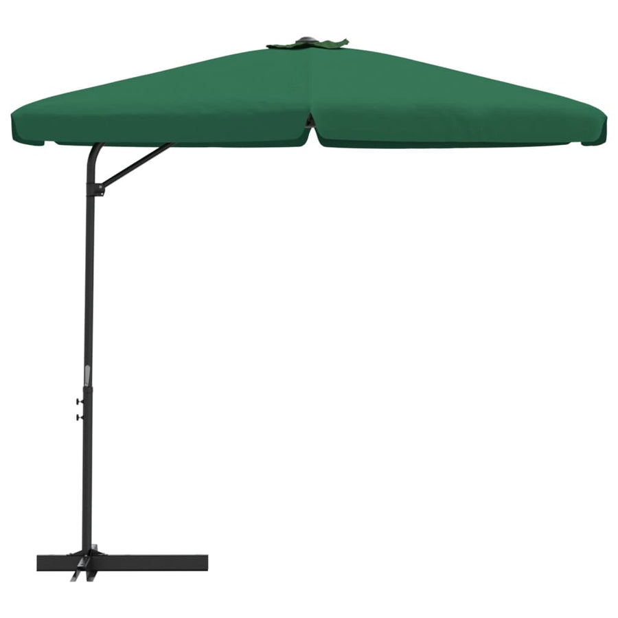 Parasol Met Stalen Paal 300 Cm Groen