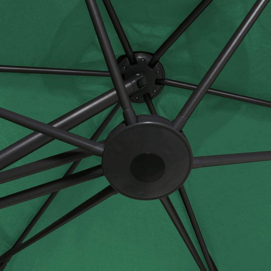 Parasol Met Stalen Paal 300 Cm Groen