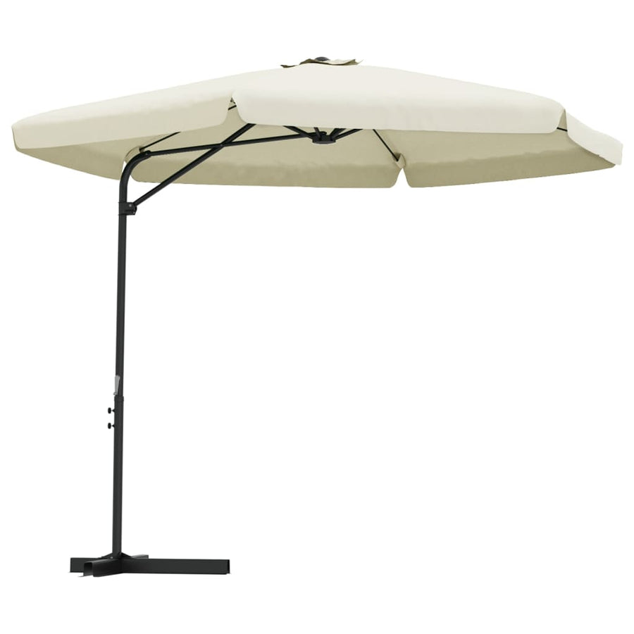 Parasol Met Stalen Paal 300 Cm Zandwit