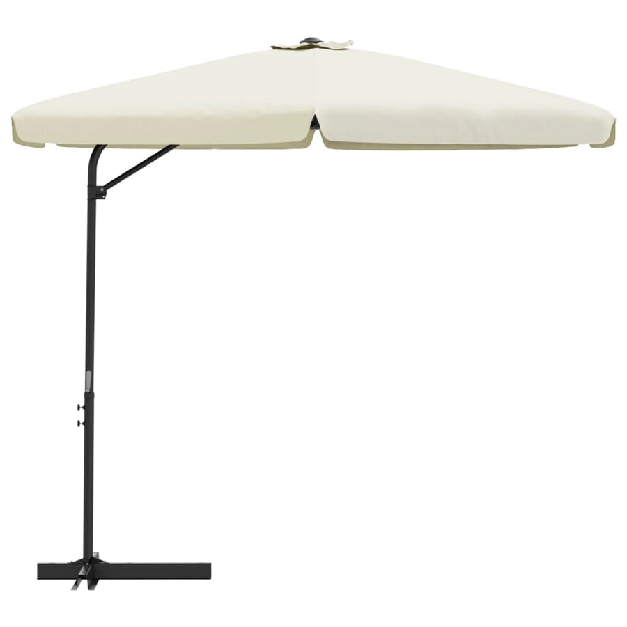 Parasol Met Stalen Paal 300 Cm Zandwit