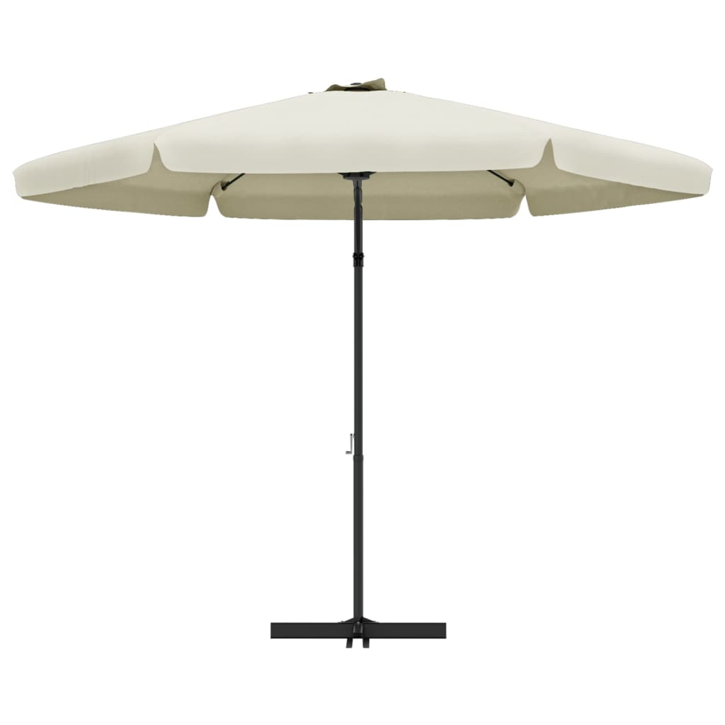 Parasol Met Stalen Paal 300 Cm Zandwit