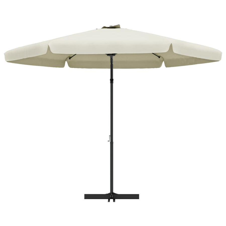 Parasol Met Stalen Paal 300 Cm Zandwit