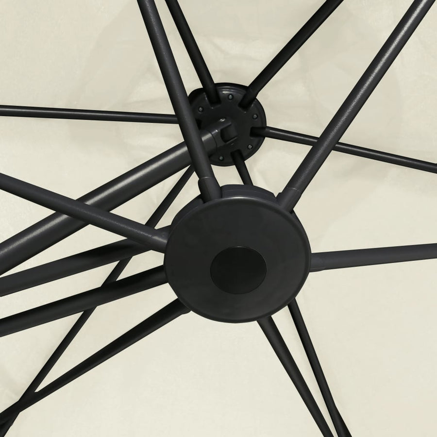 Parasol Met Stalen Paal 300 Cm Zandwit
