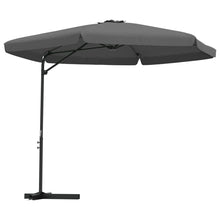 Parasol Met Stalen Paal 300 Cm Antraciet