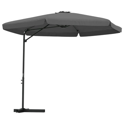 Parasol Met Stalen Paal 300 Cm Antraciet
