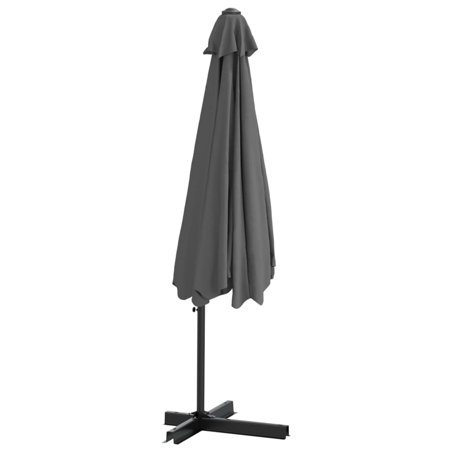 Parasol Met Stalen Paal 300 Cm Antraciet