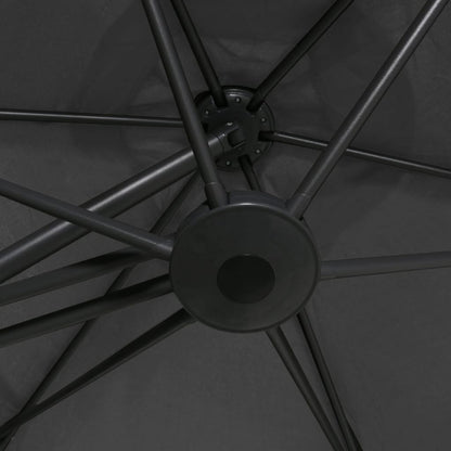 Parasol Met Stalen Paal 300 Cm Antraciet
