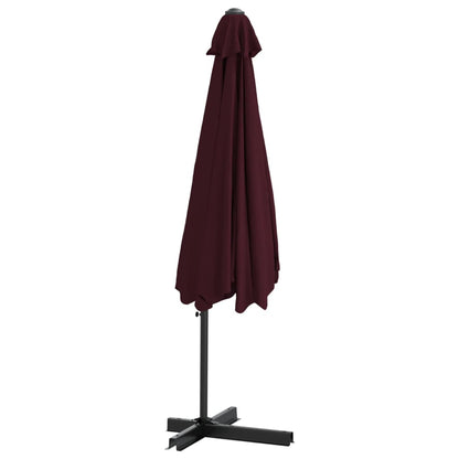 Parasol Met Stalen Paal 300 Cm Bordeauxrood