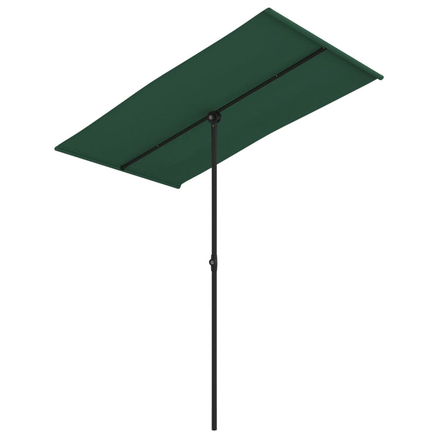 Parasol Met Aluminium Paal 180 x 110 cm Groen