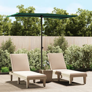 Parasol 180x110 cm groen aluminium paal