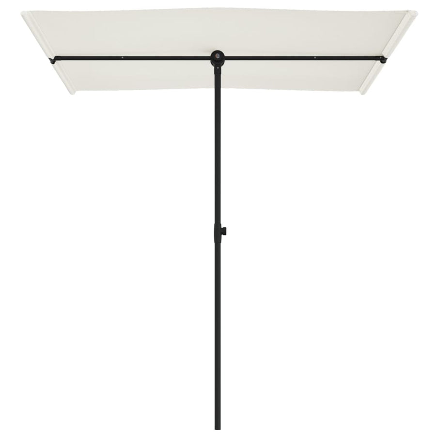 Parasol Met Aluminium Paal 180 x 110 cm Zandwit