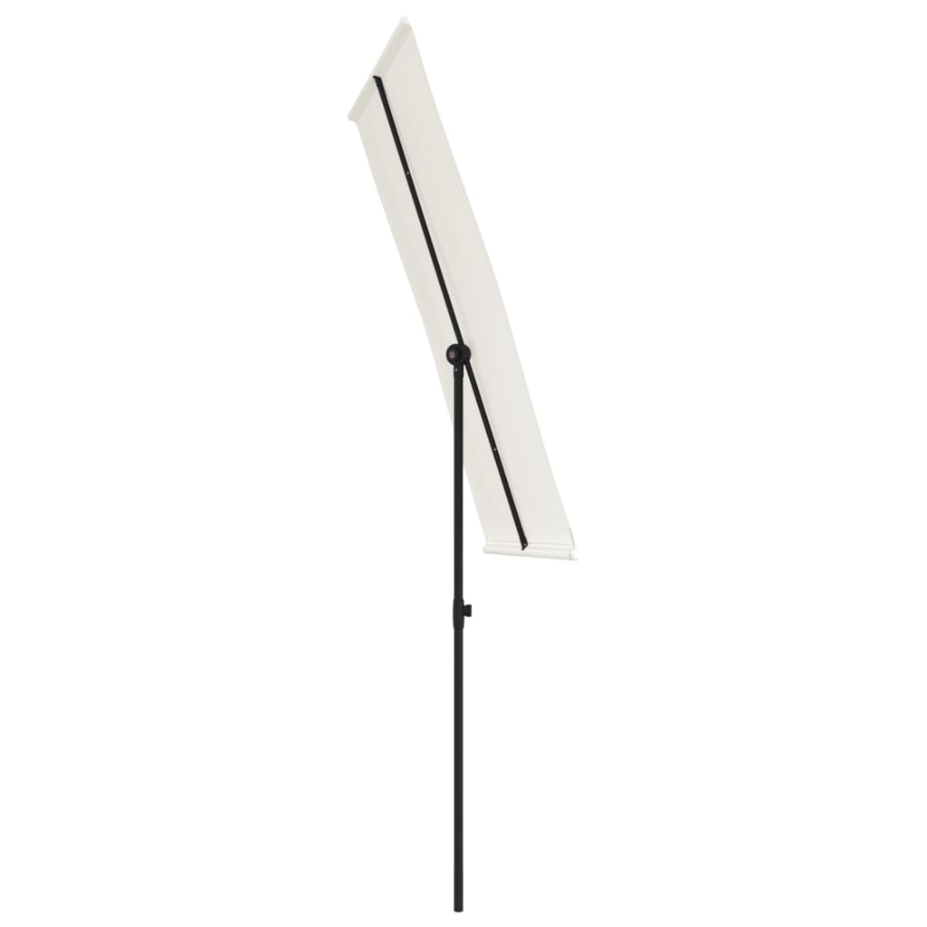 Parasol Met Aluminium Paal 180 x 110 cm Zandwit