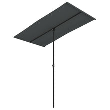 Parasol Met Aluminium Paal 180 x 110 cm Antraciet