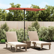 Parasol 180x110 cm terracotta polyester
