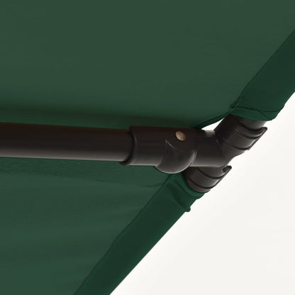 Parasol Met Aluminium Paal 2X1,5 M Groen 200 x 150 cm