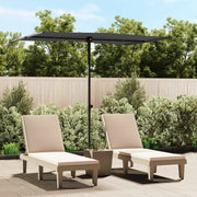Parasol 200x150 cm aluminium paal antraciet