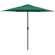 Parasol 270x246 cm groen aluminium