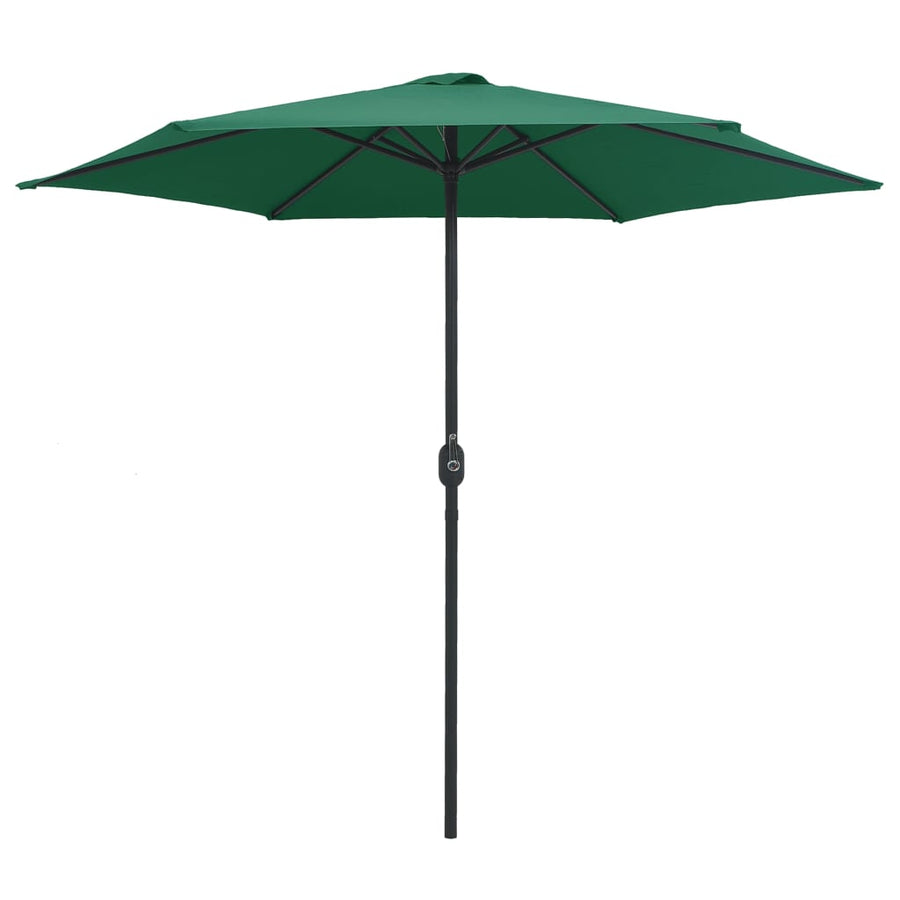 Parasol Met Aluminium Paal 270X246 Cm Groen