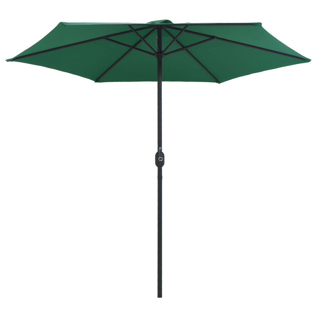 Parasol Met Aluminium Paal 270X246 Cm Groen