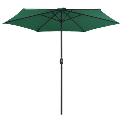 Parasol Met Aluminium Paal 270X246 Cm Groen