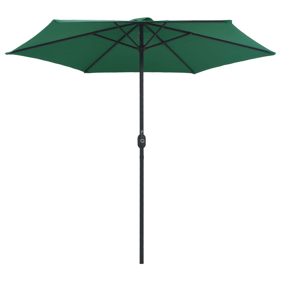 Parasol Met Aluminium Paal 270X246 Cm Groen