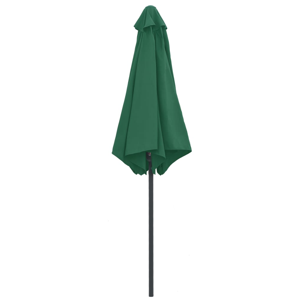 Parasol Met Aluminium Paal 270X246 Cm Groen