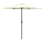 Parasol 270x246 cm zandwit aluminium paal