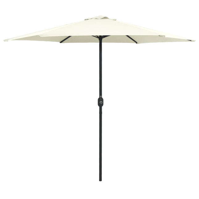 Parasol met aluminium paal 270x246 cm zandwit Zandwit